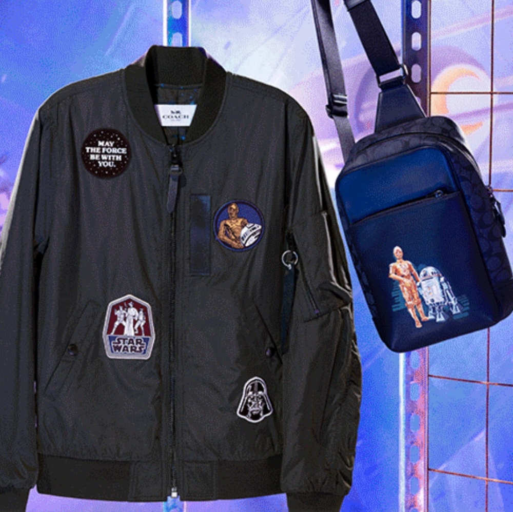 STAR WARS X COACH REVERSIBLE MA-1 JACKET PATCHES